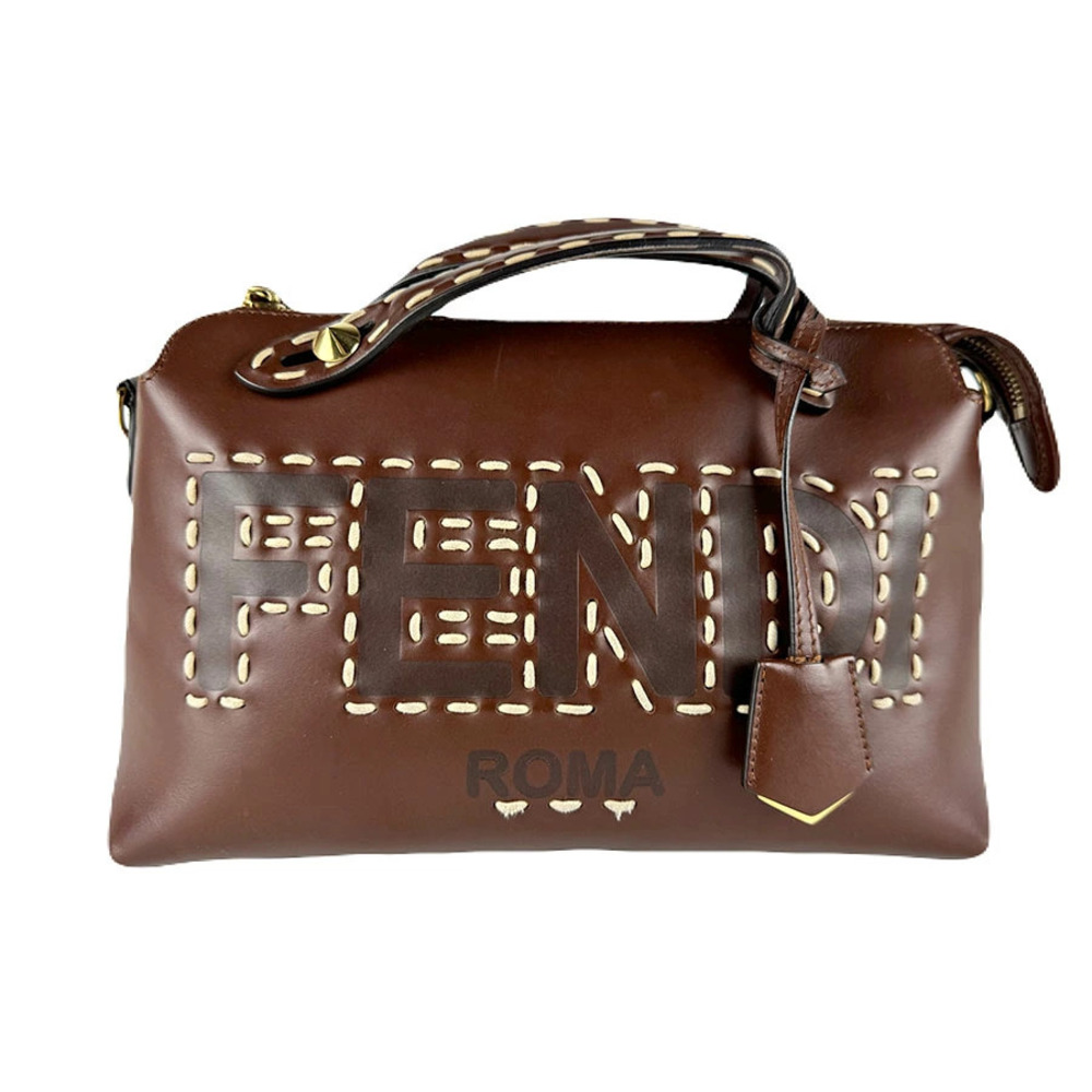 Fendi Shoulder Bag By The Way Leather Brown